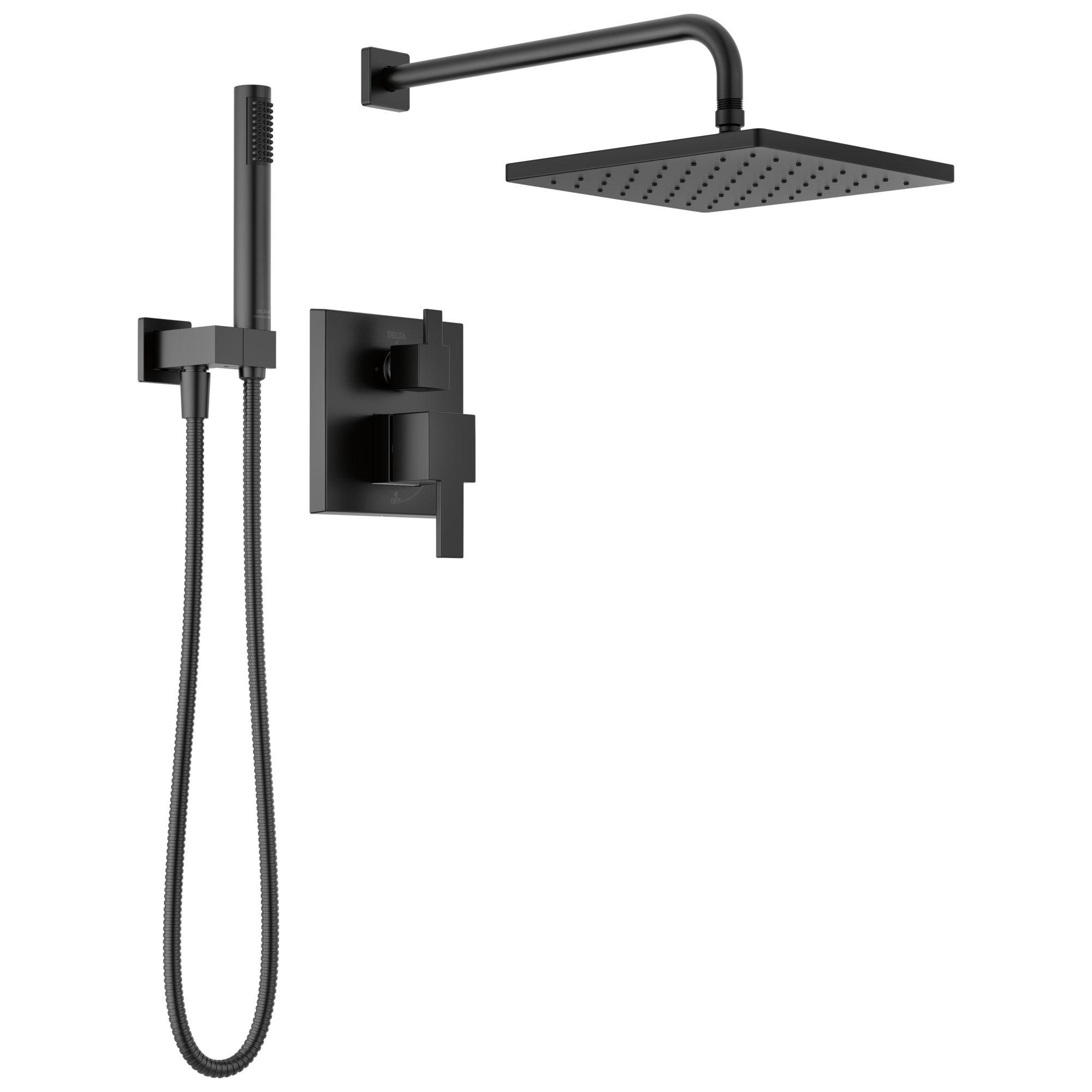 Delta Modern: Monitor 14 Series Shower with Raincan, Hand Shower & Rough Valve